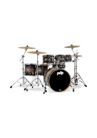 Pdp Drums Concept Maple 7 Parça 18" Akustik Davul Satin Charcoal Burst 109011861801