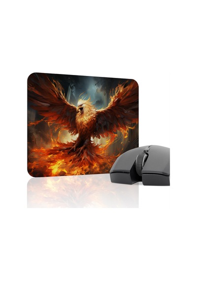 Anka Kuşu Kaymaz Dikişli Kauçuk Oyuncu Mousepad V5 - 22x18 Gaming Mouse Pad Fare Altlığı
