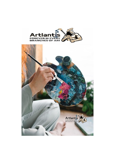 Ahşap Oval Palet Naturel 20x30 Cm 1 Adet Orta Boy Ahşap Boya Paleti Resim Boyama Tepsisi Akrilik Guaj Karıştırıcı
