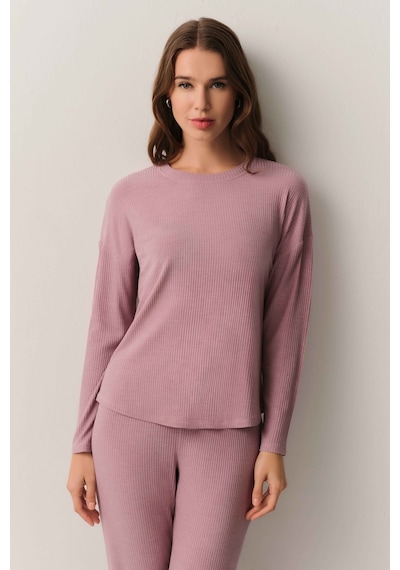 Suwen Soft Touch Pijama Takımı Sh26206660a1296 Gül Rengi