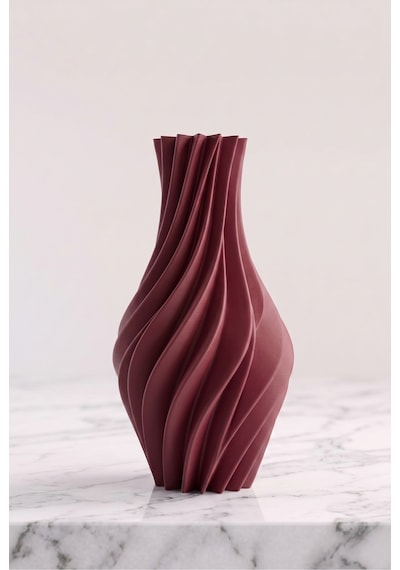 Suna Vazo 20 Cm - Sarmal Dekoratif Vazo, Kuru Çiçek Pampas Otu İçin Salon Konsol Sehpa Süsü, Ev Dekorasyon Hediyelik Ahenk Tasarım Bordo Suna Vazo 20 Cm - Sarmal Dekoratif Vazo, Kuru Çiçek Pampas Otu İçin Salon Konsol Sehpa Süsü, Ev Dekorasyon Hediyelik Ahenk Tasarım Bordo
