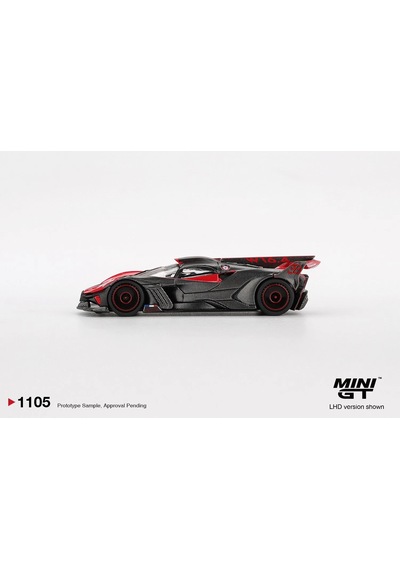 Mini Gt 1105 Bugatti Car Red Ultimate 2026 1/64 Model Araba