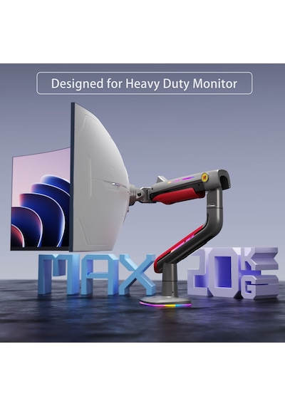 North Bayou L50 17-60 İnç Gaming Rgb Monitör Standı - 20 Kg A Kadar Monitörlerle Uyumlu