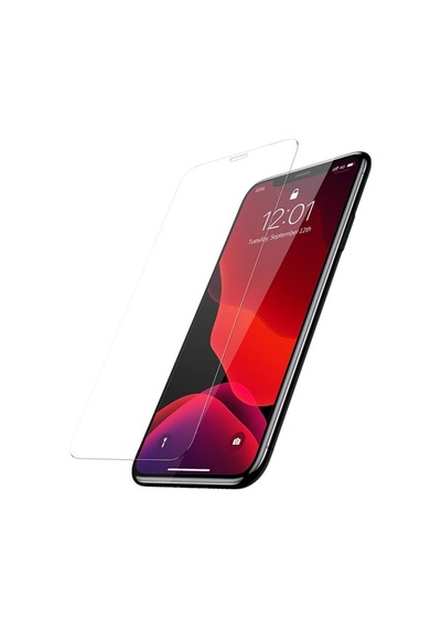 Baseus Apple Uyumlu   iPhone 11 Pro 0.3Mm Ful Tempered Cam Ekran Koruyucu Şeffaf