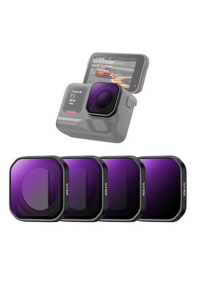 K&f Concept İnsta 360 Ace Pro 2 Uyumlu Filtre Seti Nd-pl / Nd8/pl+nd16/pl+nd32/pl+nd64/pl,