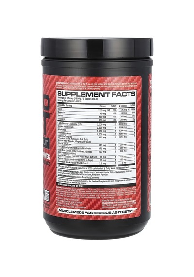 Musclemeds Nitro Lift Preworkout 518 G