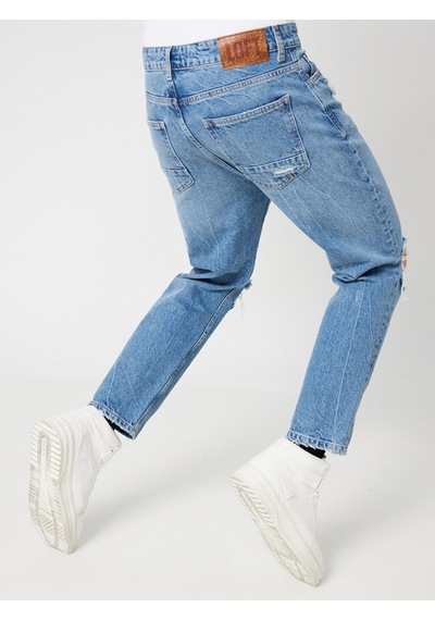 Relaxed Relax Fit Erkek Pantolon Mavi