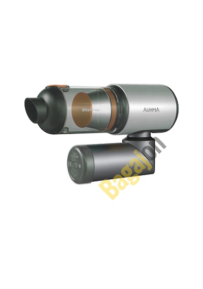 Auhma Ahv-27 Araç Içi Süpürge 20.000pa Güçlü Vakum Ve Üfleme Özelliği 7800mah Batarya Taşınabilir Katlanır Gri