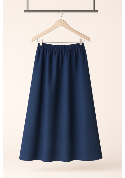 Angel&co. Girls Clothing Modest Uzun Kız Çocuk Mevsimlik Etek Lacivert - 791131271 Lacivert