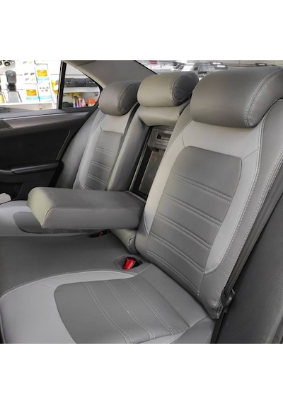Volkswagen Jetta Highline Araca Özel Deri Oto Koltuk Kılıfı (455512259)