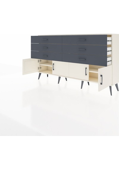 Arges Konsol 2 Raflı 6 Çekmeceli 4 Kapaklı 176x30x99 Aytaşı-aytaş Aytaşı-aytaşı/antrasit Arges Konsol 2 Raflı 6 Çekmeceli 4 Kapaklı 176x30x99 Aytaşı-aytaş Aytaşı-aytaşı/antrasit