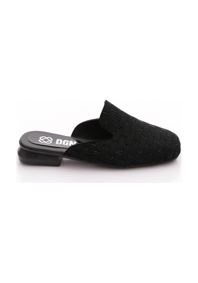 Dgn T0011 Kadin Terlik Siyah Siyah