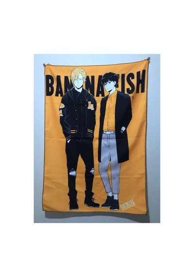 Anime Banana Fish Desenli Tasarım Duvar Halısı