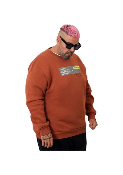 Mode Xl Erkek Sweat Bisiklet Mo...d.e.x Days U25801 Camel