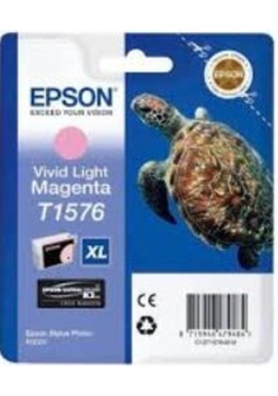 Ink Cartridge Magenta Light. With Pigment İnk Epson C13T15764010