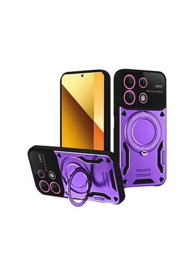 Xiaomi Redmi Note 13 4g Kılıf Joy Lens Standlı Kapak