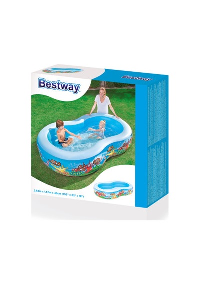 Bestway Havuz Jumbo Oval Desenli 262x157 Cm Kzld-bw54118