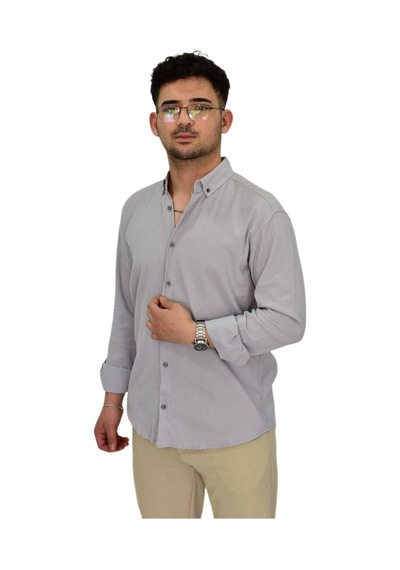 Erkek Spor Gömlek Regular Fit 9630 Bgl-st04413 Gri