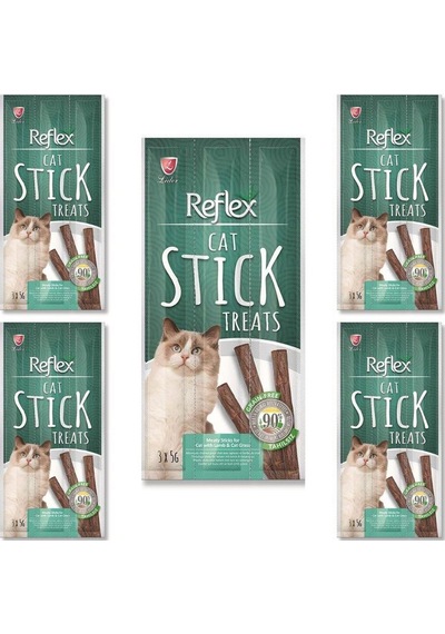 Reflex Kuzulu Kedi Ödül Çubuğu 5'li 3 x 5 G