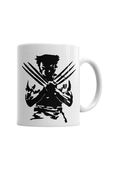 Wolverine White Kupa Bardak Porselen Karışık