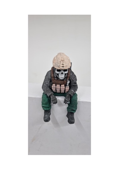 Call Of Duty Ghost Oturan Figür 2 10 Cm