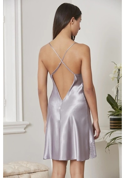Pierre Cardin 6015 Kadın Dantelli Saten 6'lı Set-royal ROYAL