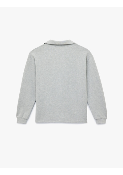 Koton Rahat Kalıp Modal Kumaş Uzun Kollu Polo Yaka Sweatshirt Gri Melanj 6wak10096ek Gri Melanj Koton Rahat Kalıp Modal Kumaş Uzun Kollu Polo Yaka Sweatshirt Gri Melanj 6wak10096ek Gri Melanj