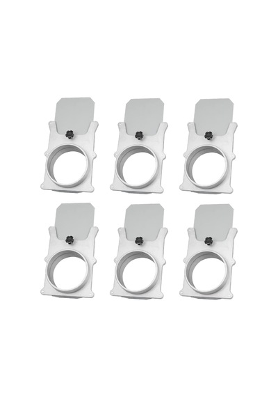 Tr 70135-p6v 10 Cm Alüminyum Patlama Kapısı, Toz Toplayıcı/vakum Bağlantıları İçin, 6 Pk