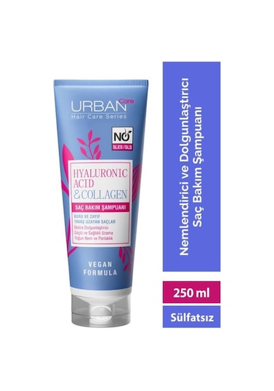 Hyaluronik Asit&kolajen Sağlıklı Uzamaya Yardımcı Şampuan-250ml-vegan Kuru
