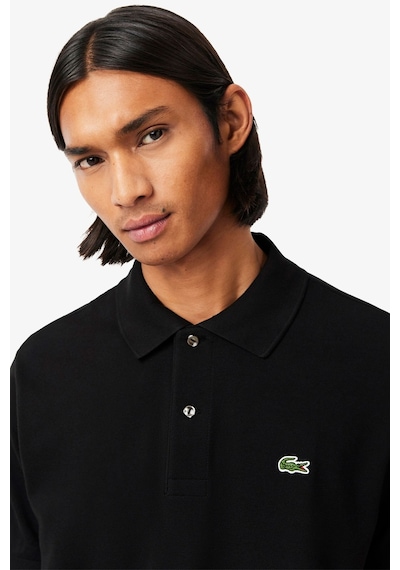 Lacoste Men's Classic Fit Polo T-shirt Erkek Polo Yaka Tişört Siyah