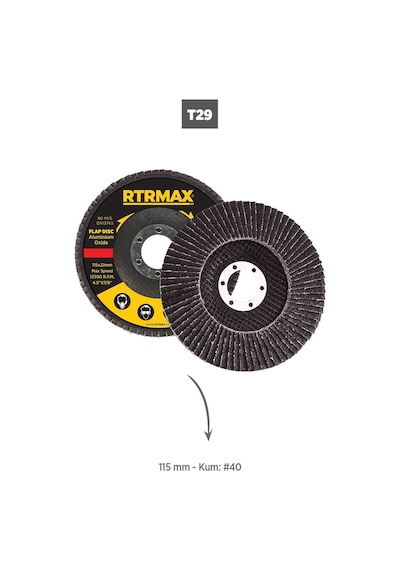 Rtrmax RTM102SET Avuç Taşlama Makinesi 4'lü Set
