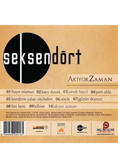 Seksendört - Zaman Akıyor - CD