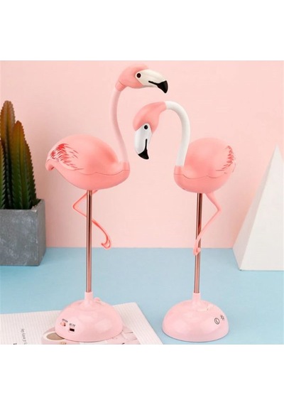 Flamingo Masa Lambası Şarjlı Pembe