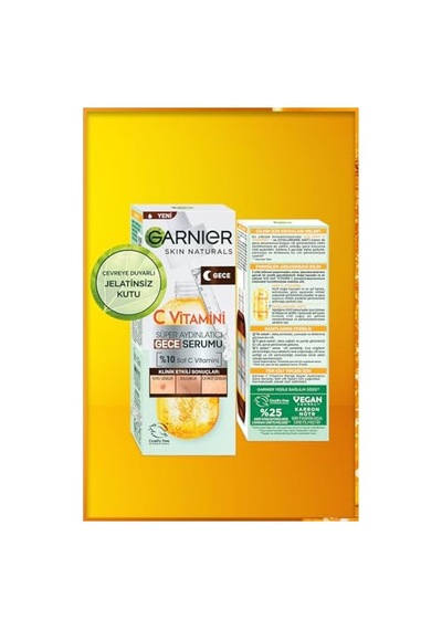 Garnier C Vitamini Süper Aydınlatıcı Gece Serumu