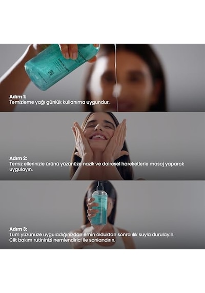 Tr Köpüren Yüz Temizleme Jeli 400ml 3 Paketi