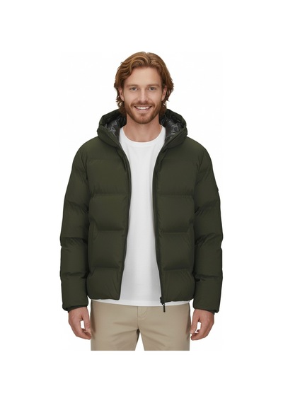 Jack & Jones Jjkaito Puffer Jacket Erkek Mont 12282300 Rosin Haki Haki