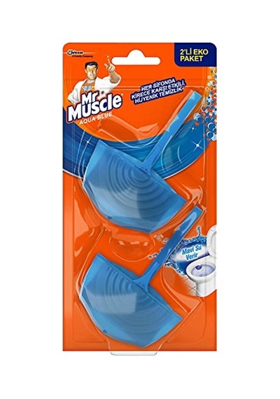 Muscle Klozet Blok Aqua Mavi 2li Koku Giderici