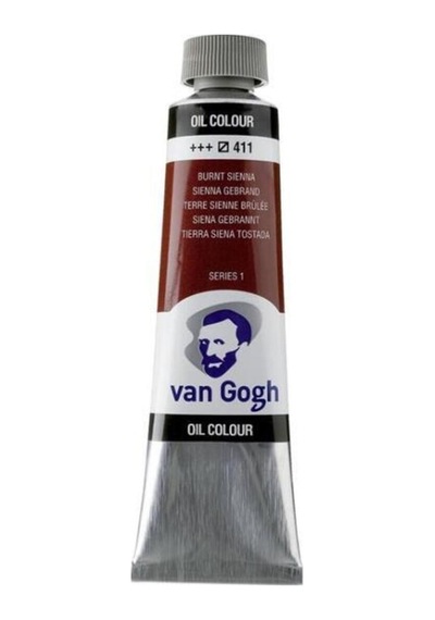 Van Gogh 40ml Yağlı Boya Burnt Sienna / 411 Karışık, Çok Renkli