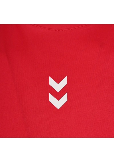 Hummel Somero Erkek Yuvarlak Yaka Atlet Kırmızı