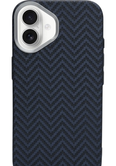 Carbonaır Magforge Elite Midnight Vector Apple Uyumlu iPhone 17 Magsafe Kılıf Midnight Vector