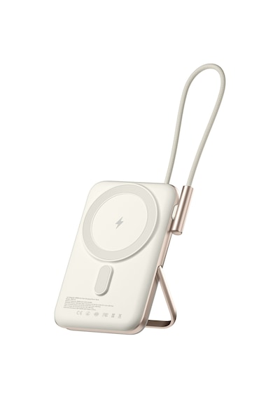 Juo MT03280 10000 mAh Standlı 20 W Type-C Magsafe Powerbank Beyaz