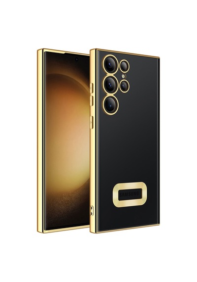 Galaxy S23 Ultra Kılıf Kamera Korumalı Logo Gösteren Zore Omega Kılıf