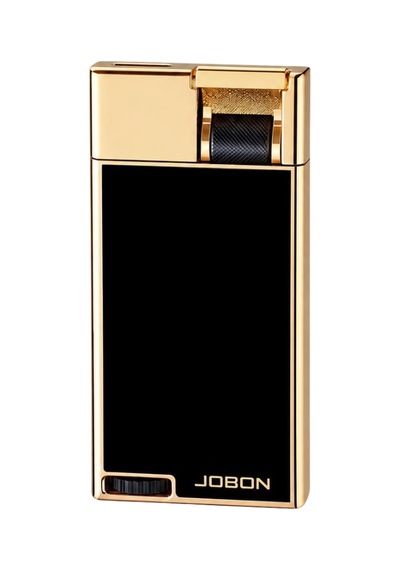 Jobon Perde Alev Siyah Gold Çakmak Tr10039