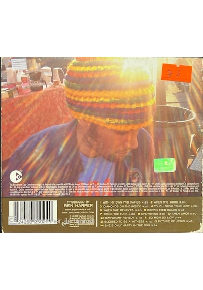 Plak Değildir Cd Dir Cd Ben Harper Diamonds On The Inside Cd