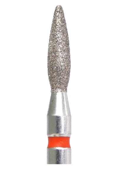 Kmiz Elmas Manikür Törpü Ucu 8mm Sivri Ateş Model Kırmızı 0.23 117968