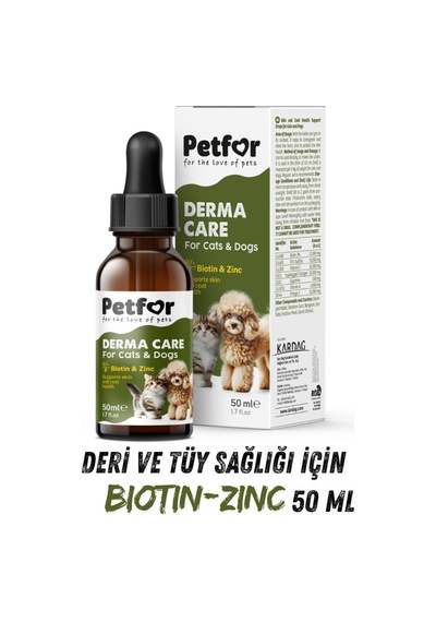 Bio-zinc Drop Tüy Sağlığı Damlası Kedi Ve Köpekler İçin 50 Ml