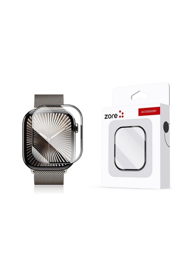 Apple Uyumlu  Watch 10 42mm Zore Pmma Pet Saat Ekran Koruyucu