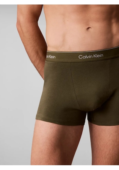 Calvin Klein Relaxed Fıt Trunk 3p, 5vv Yeşil Erkek 3'lü Boxer