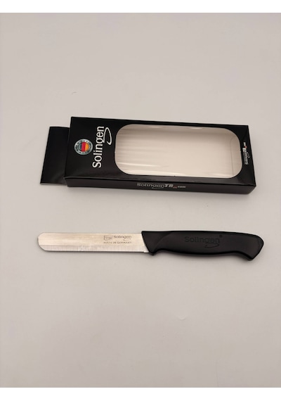 Micro Tırtıklı Doğrama Bıçağı 22cm Siyah