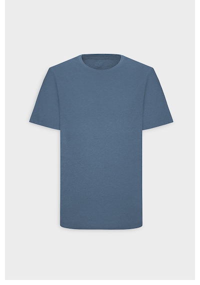 AC&Co / Altınyıldız Classics 4A4800000001INJXS Slim Fit Bisiklet Yaka Kısa Kol Pamuklu Erkek Tişört İndigo Melanj